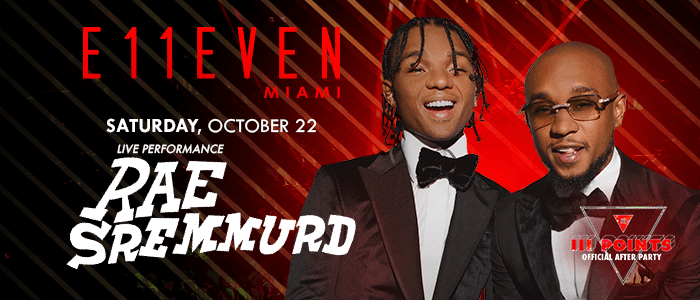 iii Points After Party ft. Rae Sremmurd
Sat Oct 22, 8:00 PM - Sun Oct 23, 10:00 AM
in 3 days