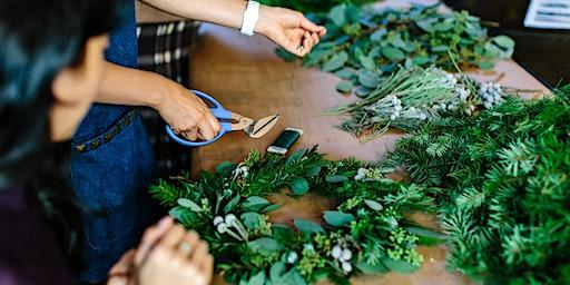 Wreath Making at the Captain Whidbey