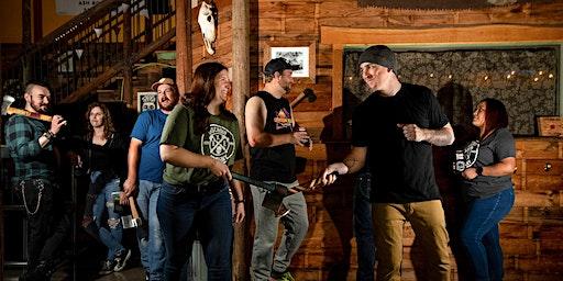 Throw and Tell - Speed Dating & Axe Throwing at Cascadia Axe Co. 21+