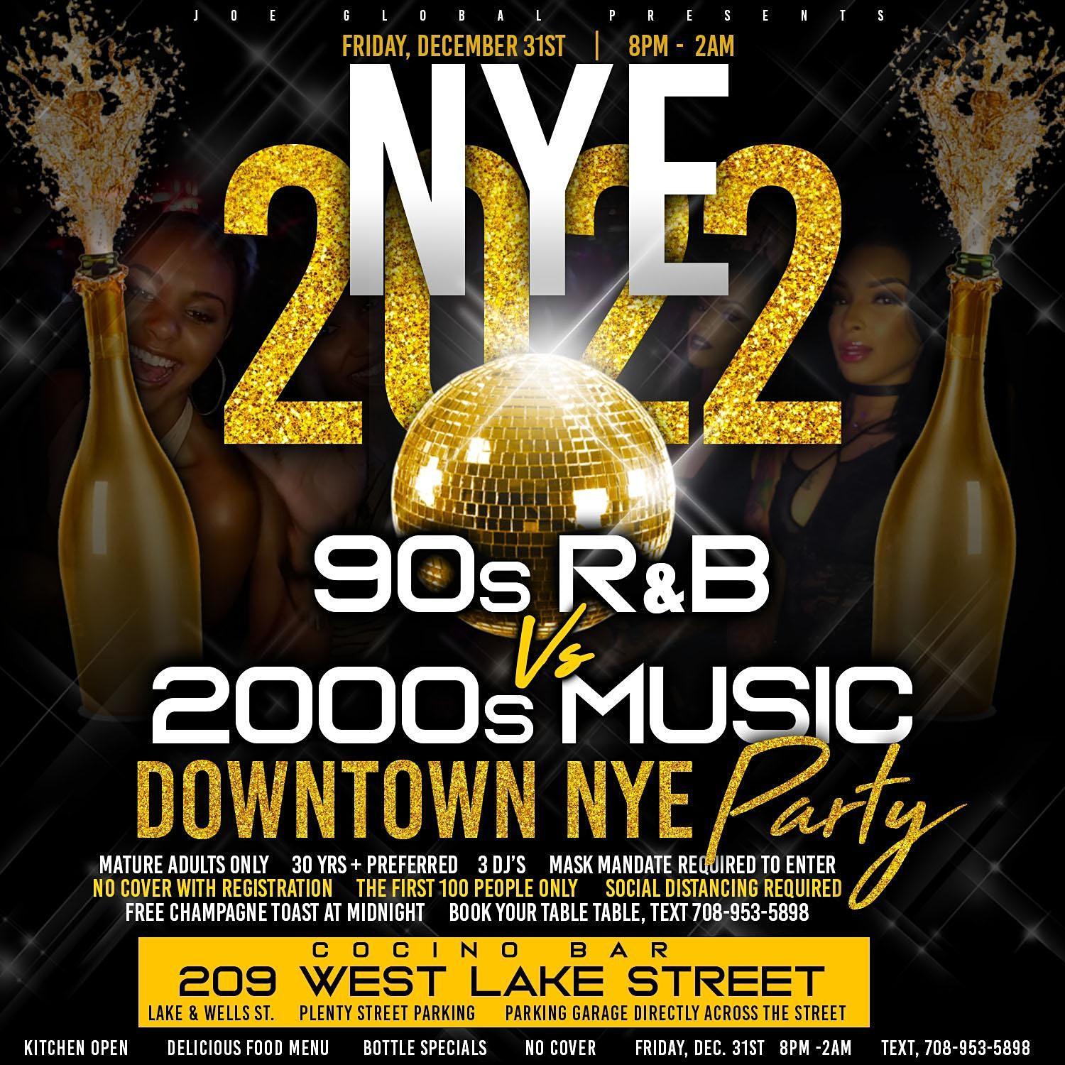 NEW YEARS EVE 90s R&B + 2000s Music Party