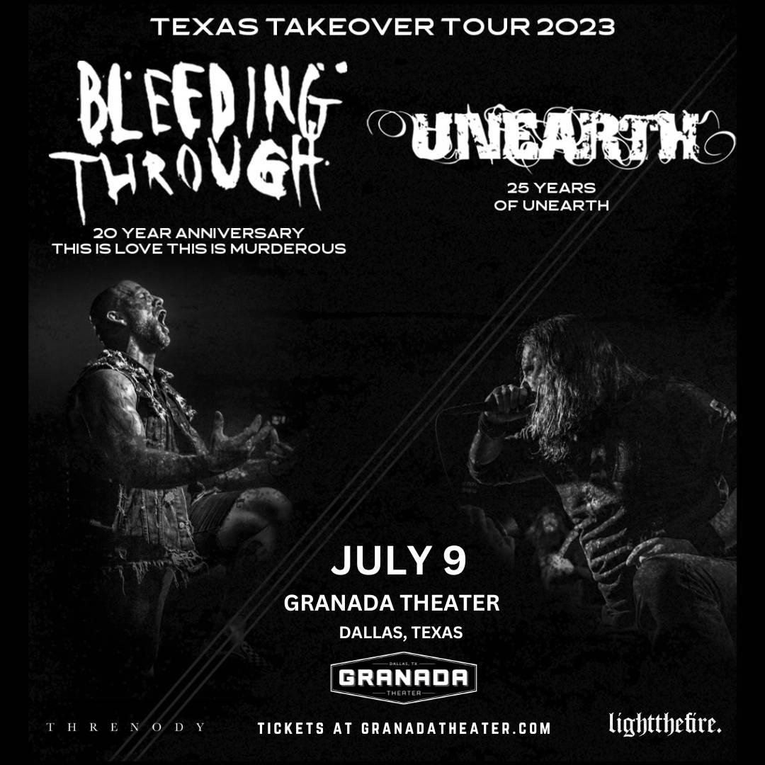 BLEEDING THROUGH - 20TH ANNIVERSARY OF “THIS IS LOVE, THIS IS MURDEROUS” ALBUM with UNEARTH