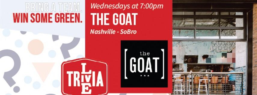 Live Trivia at The Goat - Nashville (SoBro)