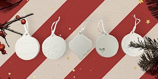 Ceramic Christmas Ornament decoration class