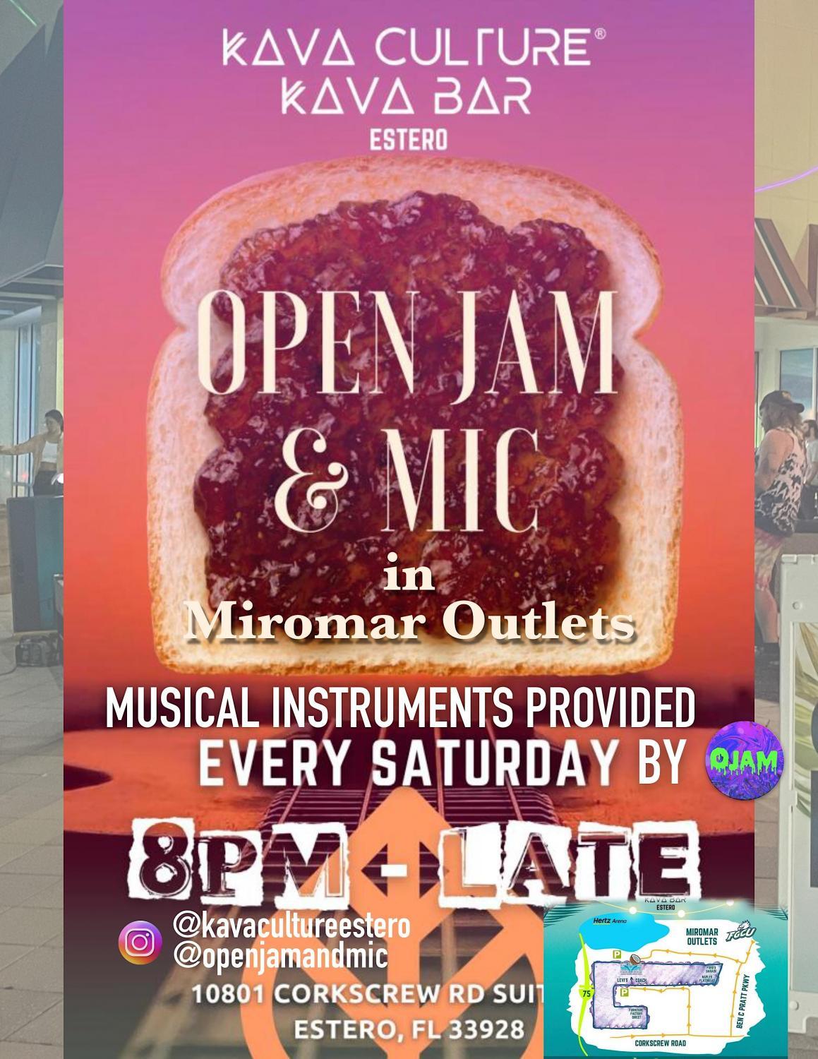 Open Jam and Mic Saturdays