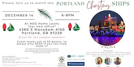 Portland Christmas Ships viewing & Client Appreciation event