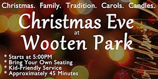 Christmas Eve Service @ Wooten Park 2022