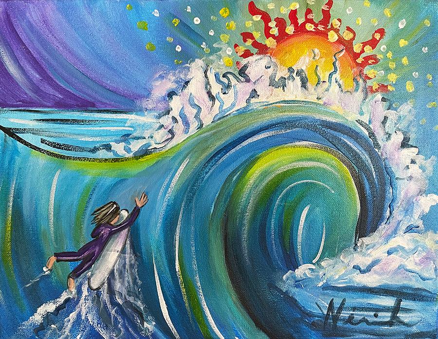 “Wave Catcher” Paint Party at the Studios of Cocoa Beach Feb 11, 2022