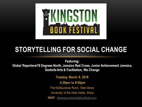 Storytelling for Social Change - The Kingston Book Festival