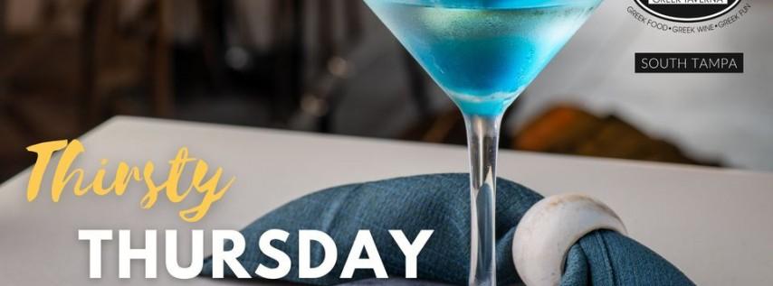 Sip into Savings: Thirsty Thursday at Acropolis Greek Taverna