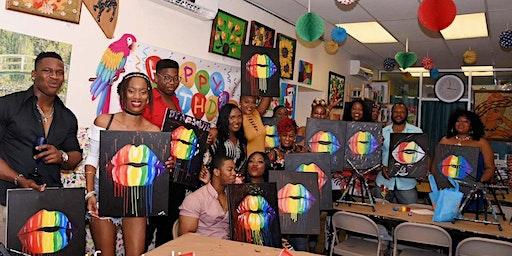 Holiday Puff, Sip and Paint Party