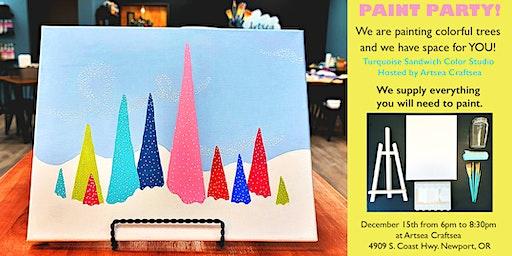 Paint Party at Artsea Craftsea