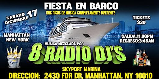 Fiesta En Barco + Radio. Dj's + Dos Pisos De Musica Diferente