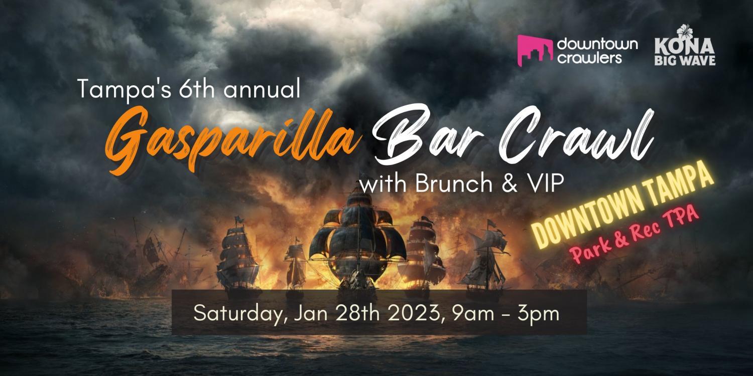 6th Annual Gasparilla Bar Crawl, Brunch & VIP - Tampa (Park & Rec TPA)