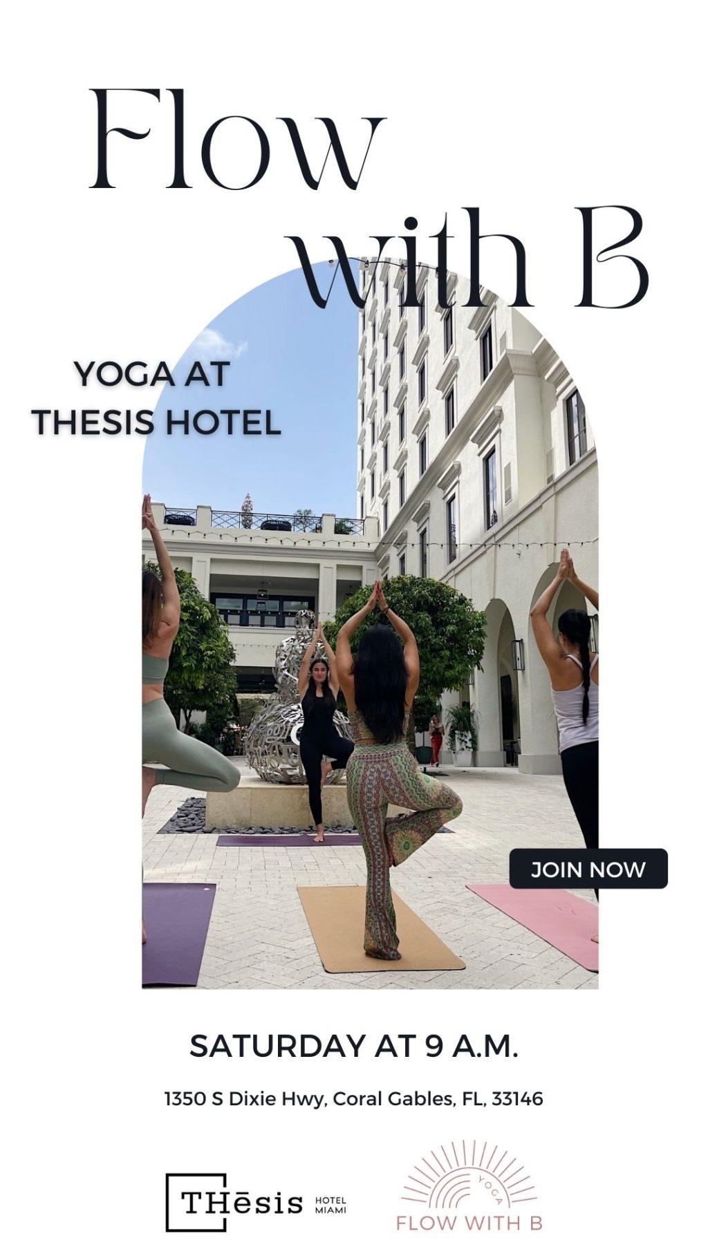 Flow with B - Yoga @ THesis Hotel