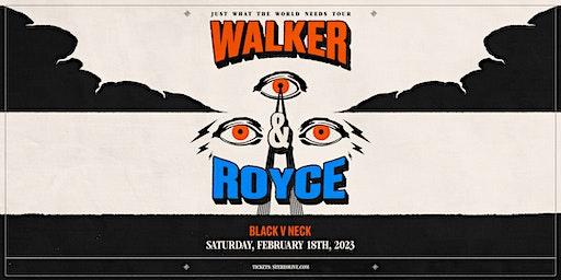 WALKER & ROYCE + BLACK V NECK - Stereo Live Houston
