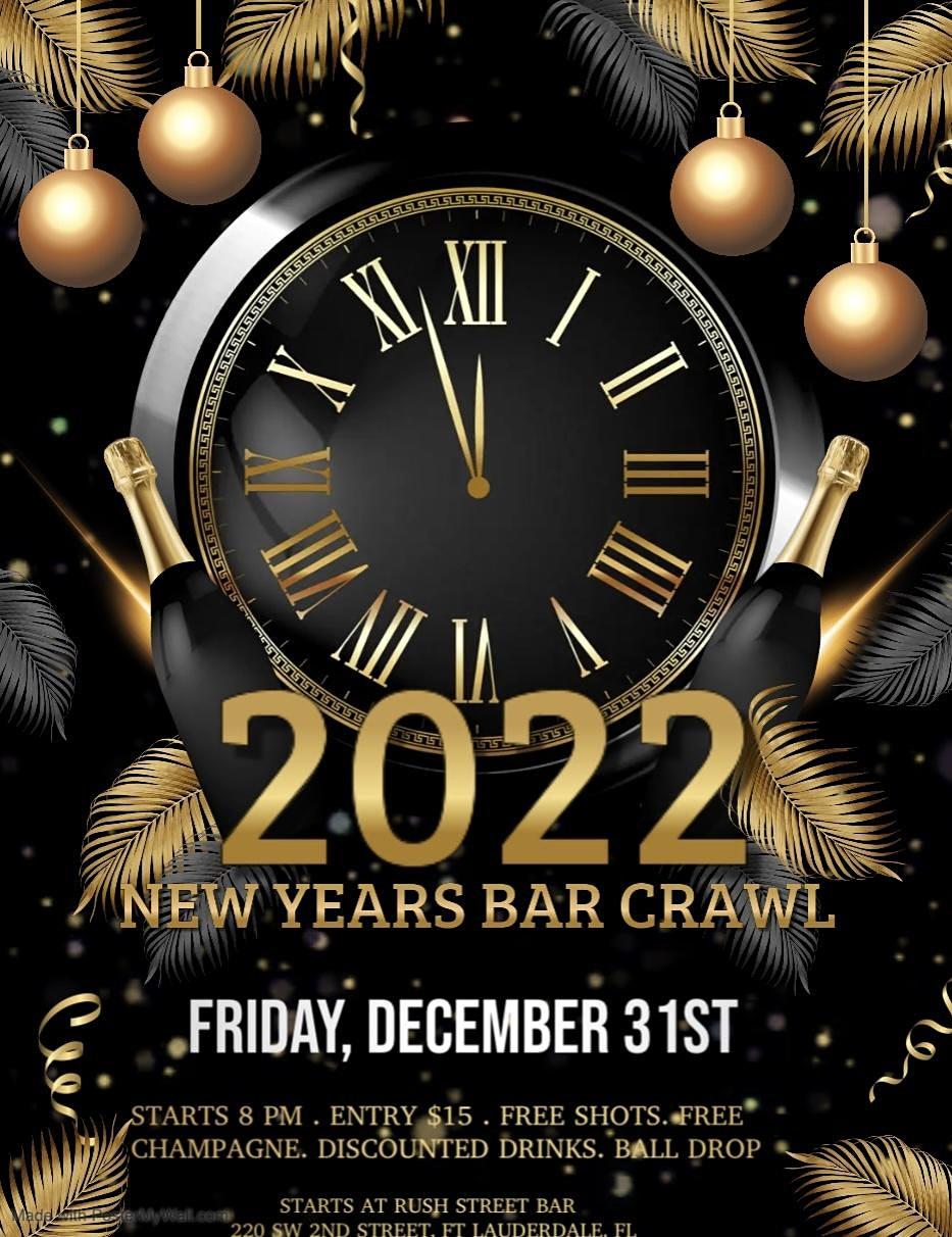 New Years Bar Crawl at Fort Lauderdale