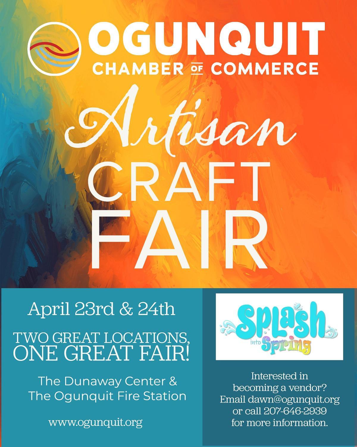 OGUNQUIT Splash Into Spring Artisan Craft Fair