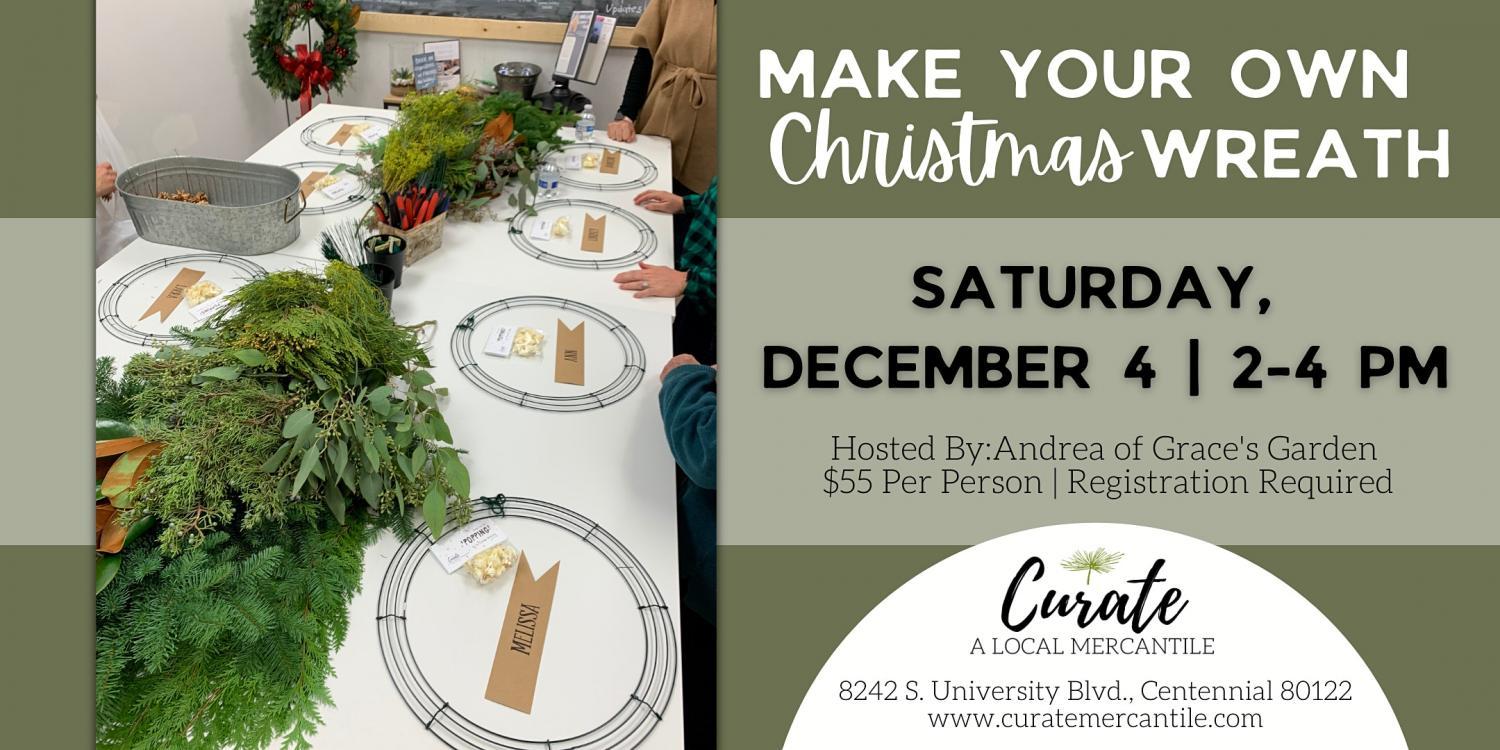 Handmade Christmas Wreath Workshop