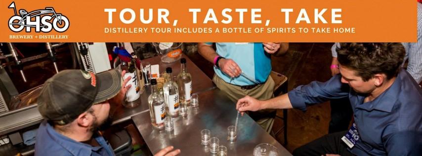 O.H.S.O. Distillery Tour & Tasting - Includes Bottle