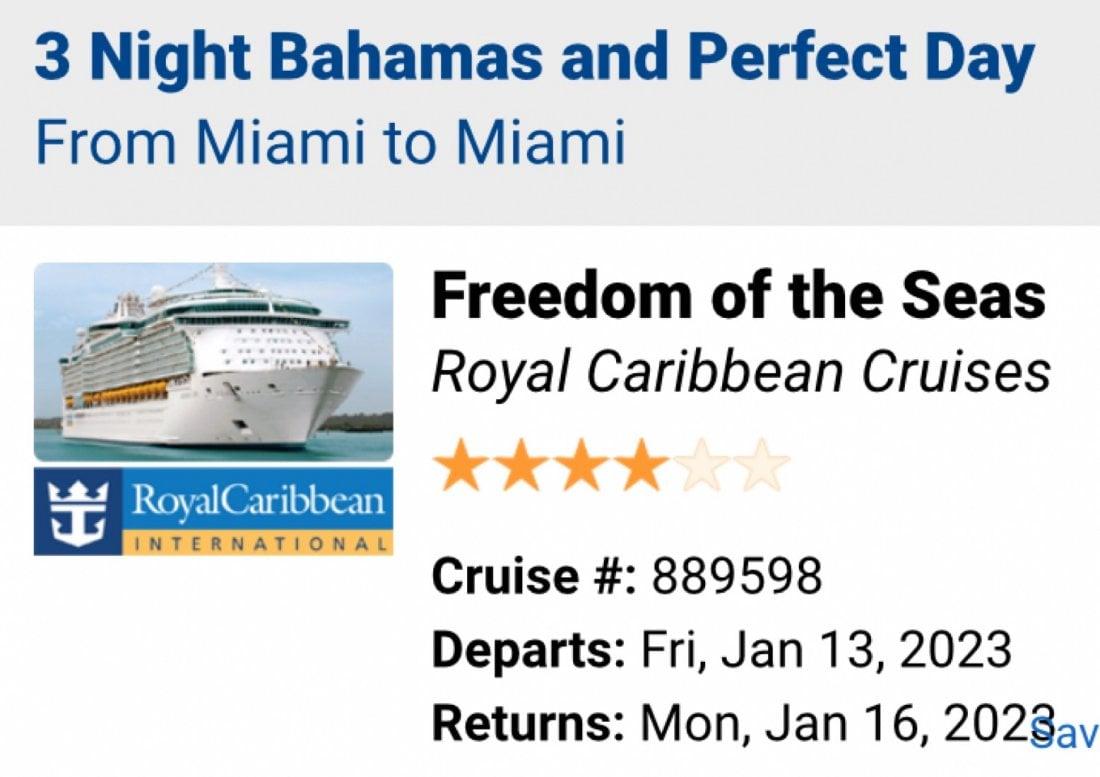 3 Night Bahamas Cruise - Free