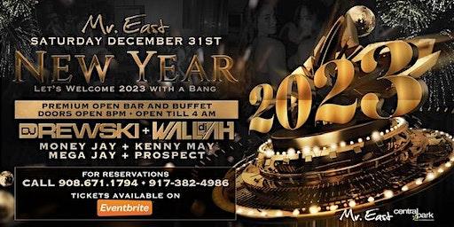 New Year's Eve 2023  @Mister East Club & Lounge in Roselle New Jersey