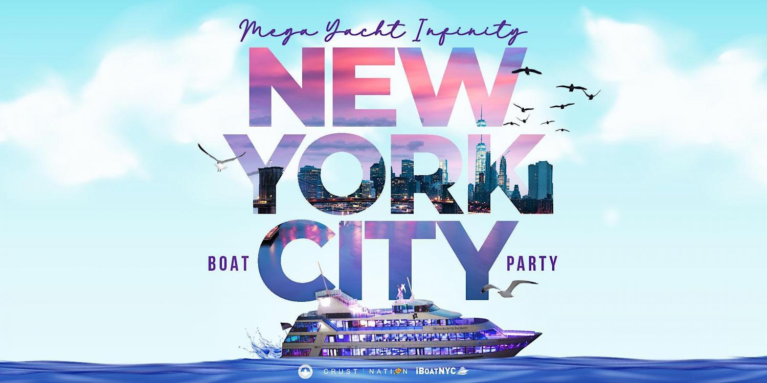 #1 Booze Cruise Boat Party Mega Yacht Infinity
Fri Oct 14, 9:30 PM - Sat Oct 15, 2:00 AM