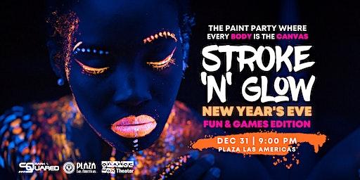 Stroke 'n' Glow: Painting on Living Canvas (Fun & Games NYE Edition)