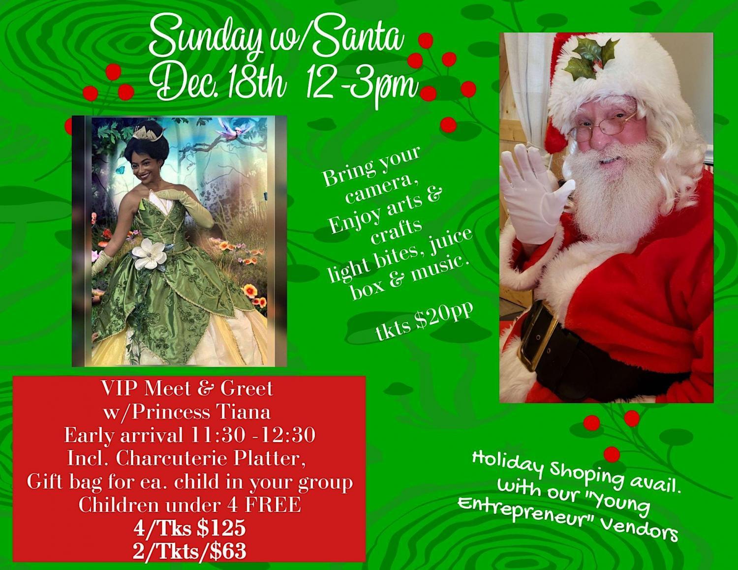 Sunday with Santa!
Sun Dec 18, 11:30 AM - Sun Dec 18, 2:00 PM
in 44 days