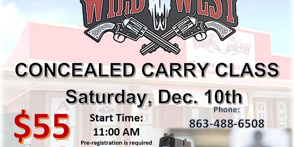 Concealed Carry Class  - Basic, No Frills Concealed Carry Class