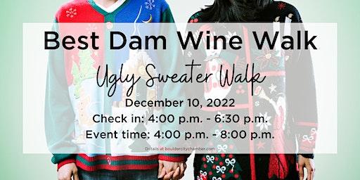 Best Dam Wine Walk Ugly Sweater Walk