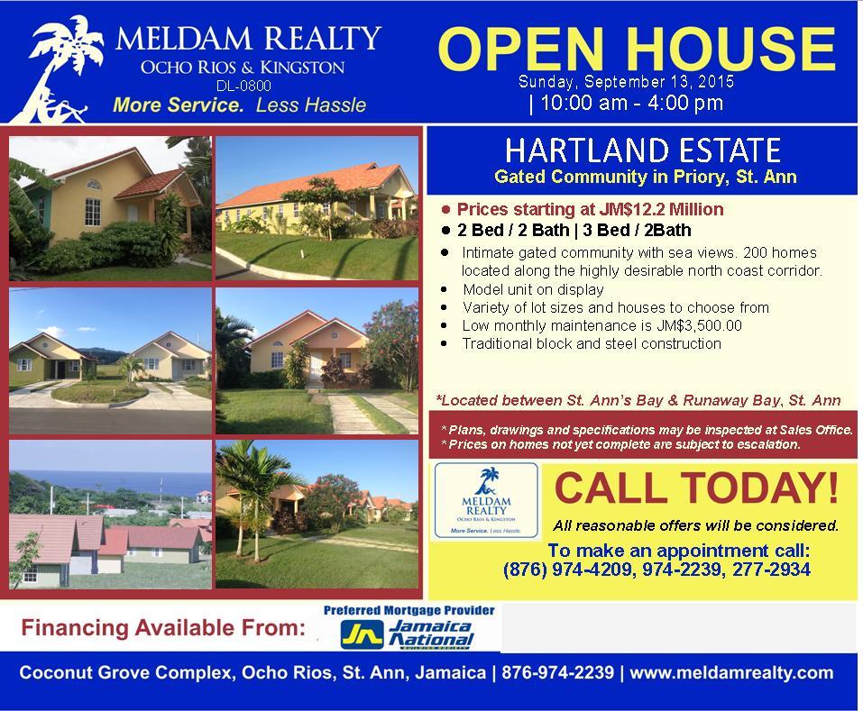 Open House - Hartland Estate