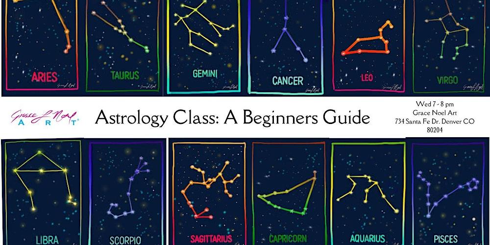 ONLINE Astrology Class: A Beginners Guide | Grace Noel Art