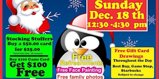 Bev and Wallys  FREE Family Holiday Party with Santa and Much more