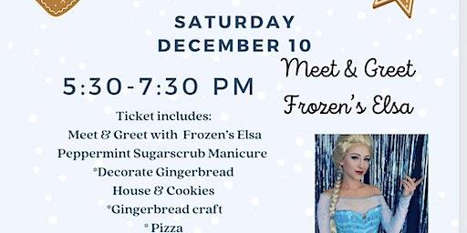 Gingerbread Winter Wonderland Event with Frozen’s Elsa