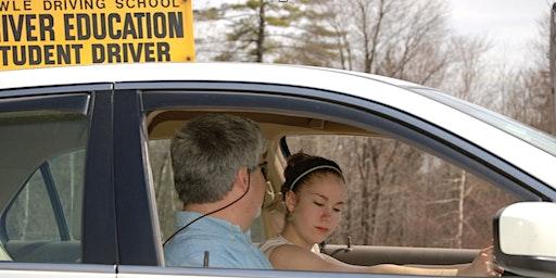 Oyster River HS Driver Education  Program -Dec 12  to  Jan  26 ,2023