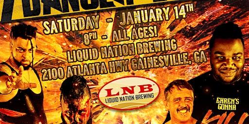 SVW Presents Live Pro Wrestling at Liquid Nation Brewing In Gainesville, GA