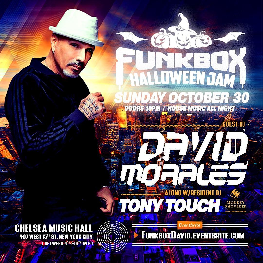 FUNKBOX HALLOWEEN
Sun Oct 30, 10:00 PM - Mon Oct 31, 4:00 AM
in 13 days