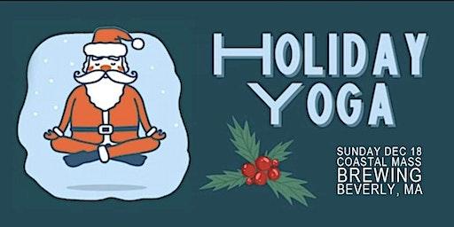 HOLIDAY YOGA @ COASTAL MASS BREWING