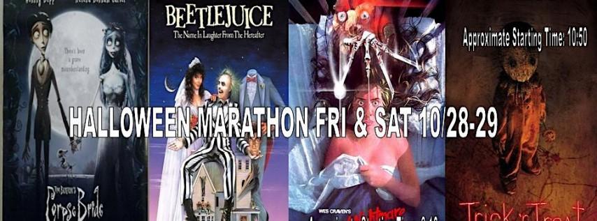 HALLOWEEN MARATHON at BDI (Fri & Sat 10/28-29)