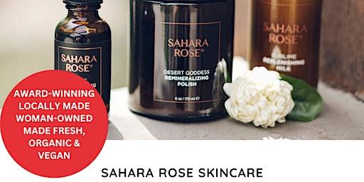 Holiday Sip & Shop at SAHARA ROSE Skincare