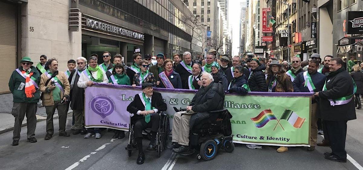 NYC St.Patrick's Day Parade 2023 with Lavender and Green Alliance.