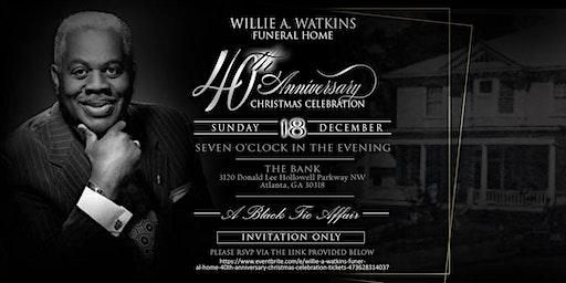 Willie A. Watkins Funeral Home 40th Anniversary Christmas Celebration