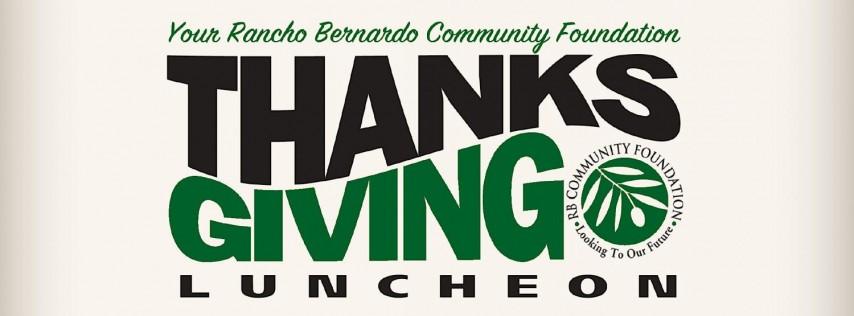 Rancho bernardo community thanksgiving luncheon 2022