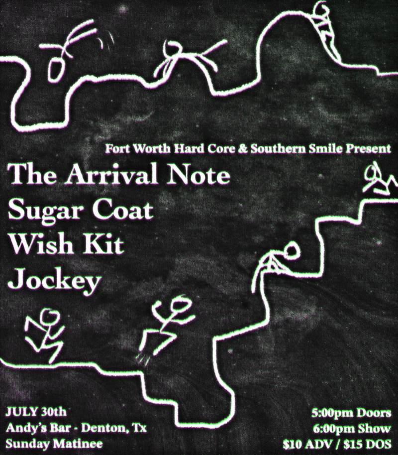 The Arrival Note, Sugar Coat, Wish Kit, Jockey