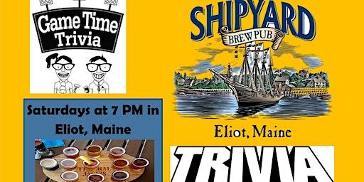 Saturday Night Trivia at Shipyard Brewpub in Eliot Maine