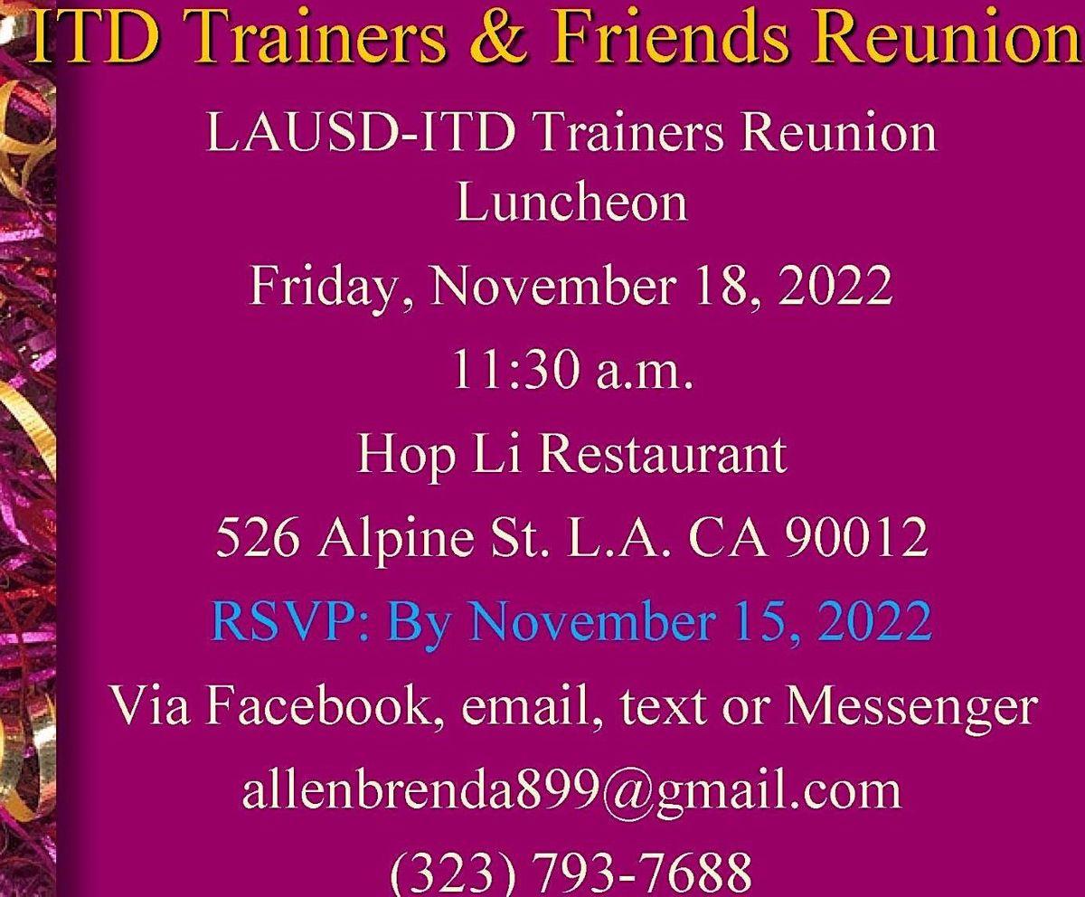 LAUSD IT Trainers Reunion