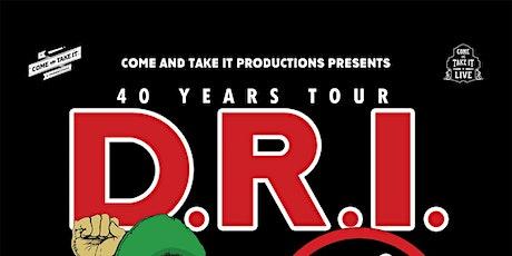 D.R.I.: 40th Anniversary Tour