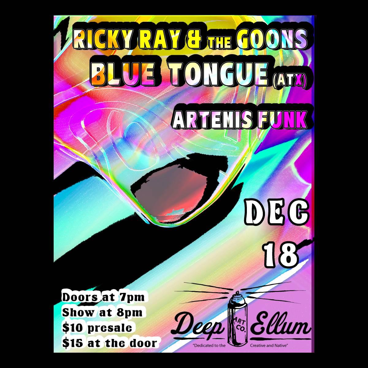 Ricky Ray and the Goons - Blue Tongue - Artemis Funk