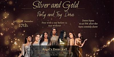 Silver and Gold Party and Toy Drive
