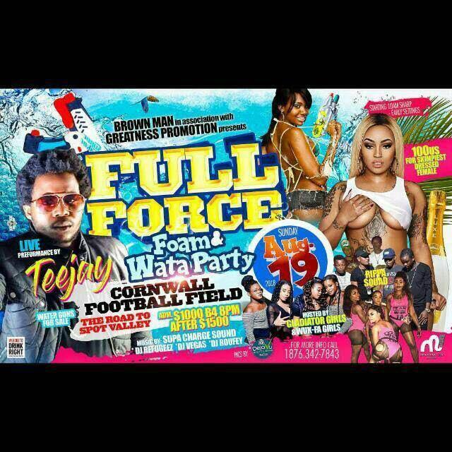 Full Force Wata And Foam Party